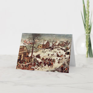Carte Recensement à Bethlehem par Bruegel D. Ä. Pieter