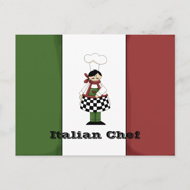 Carte Recette Chef Italien #8 (Devant)