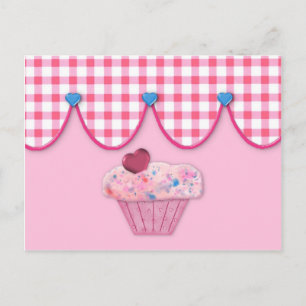 Carte Recette Cupcake Rose