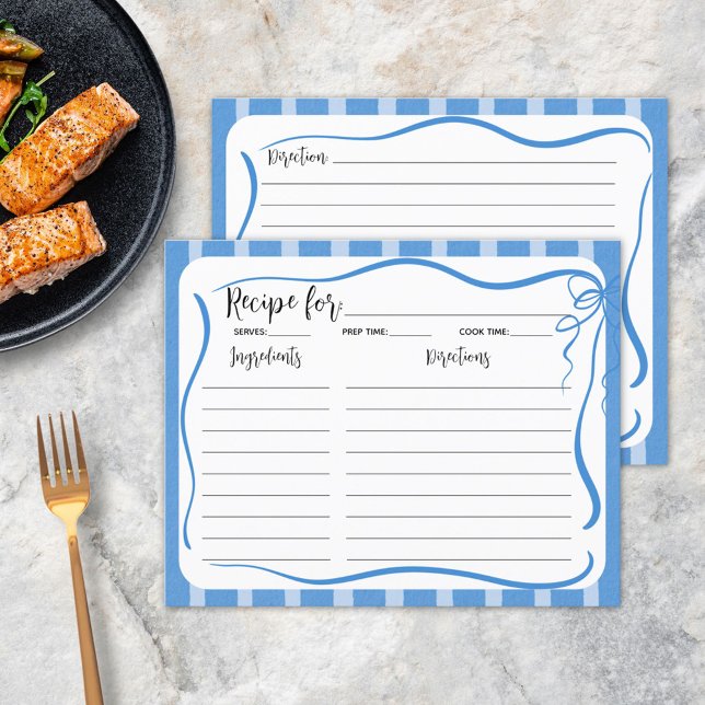 Carte Recette Grandes Bleues et Citrons (In situ)