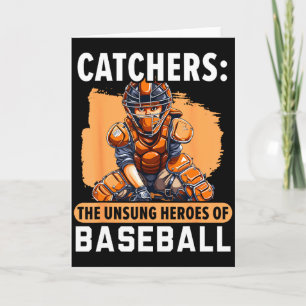 Carte Receveur de baseball Joueur de baseball Équipe de