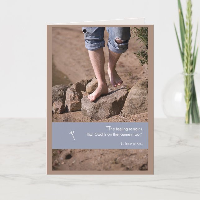 Carte Récupération Anniversaire Voyage Support (Devant)