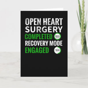 Carte Récupération après chirurgie à cœur ouvert   Survi