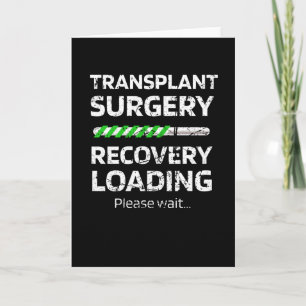 Carte Récupération de la chirurgie de transplantation   