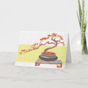 Carte Red Bonsai Salutations