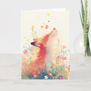 Carte Red Fox Meadow Dreams