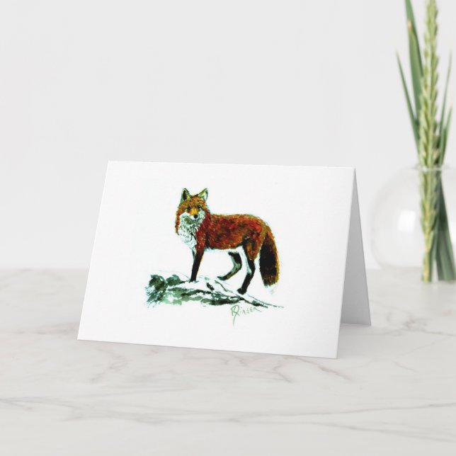 Carte Red Fox Note (Devant)