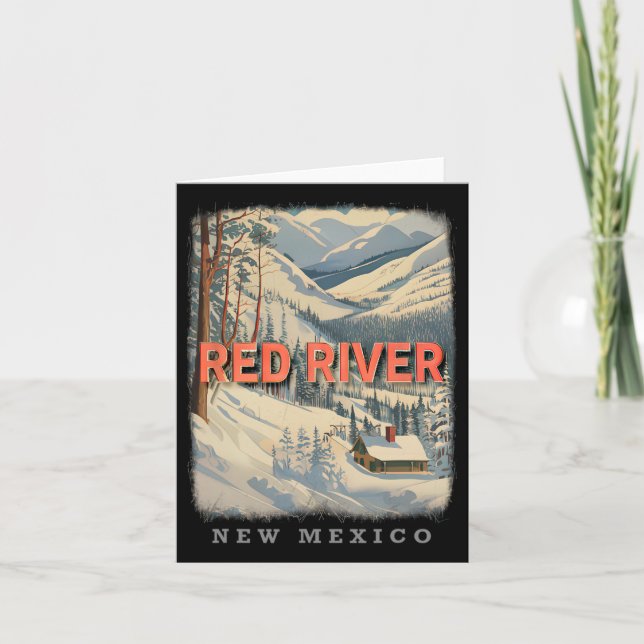 Carte Red River New Mexico Nm Skiing Extravaganza Sd778 (Devant)