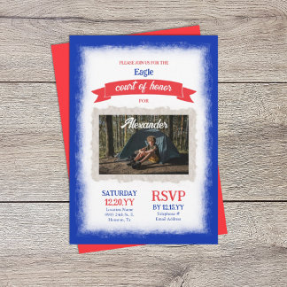 Carte Red, White, and Blue Court of Honor Party