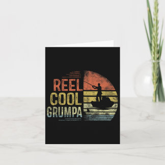 Carte Reel Cool Grumpa Pêche Cadeaux Grumpa Anniversaire