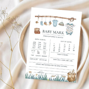 Carte Reel Fun Fishing Russe Baby shower Prédictions