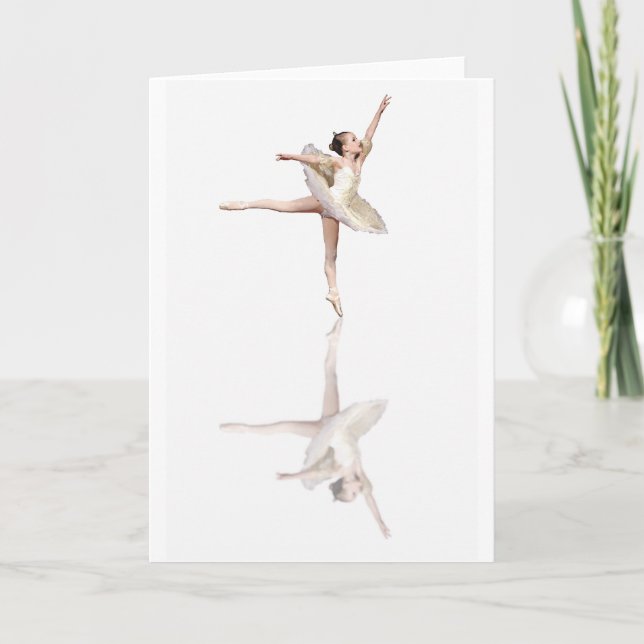 carte reflectionsGreeting de ballet (Devant)