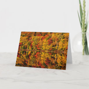 Carte Réflexion d'automne sur le lac Russell New Hamps