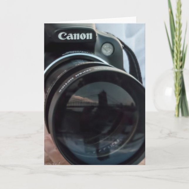 Carte Réflexions de photographie (Devant)