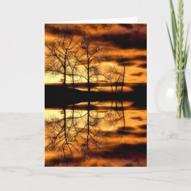 Carte Réflexions d'or (Devant)