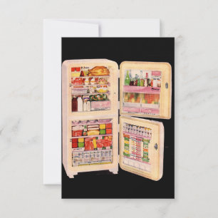 Carte réfrigérateur de nombreuses