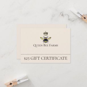 Carte Regal Queen Bee Apiary Farm