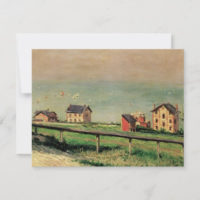 Carte Regatta à Villerville par Gustave Caillebotte (Devant)