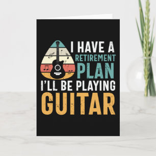Carte Régime de retraite de guitare