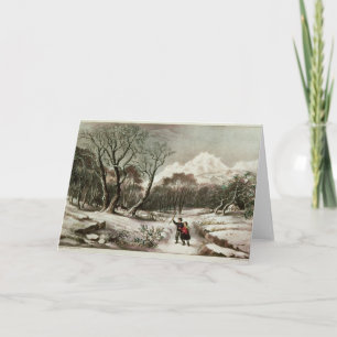 Carte Régions boisées en hiver
