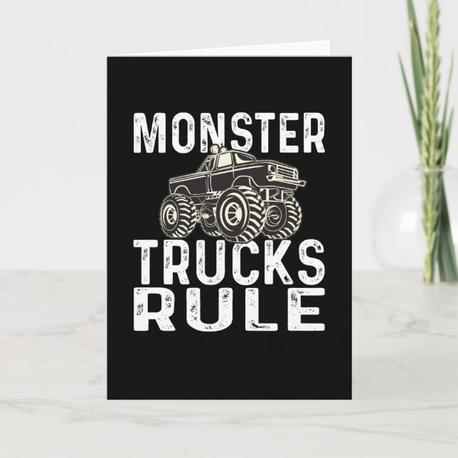Carte Règle Monster Trucks (Devant)