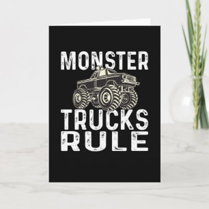 Carte Règle Monster Trucks