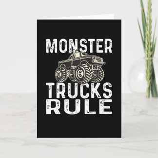 Carte Règle Monster Trucks