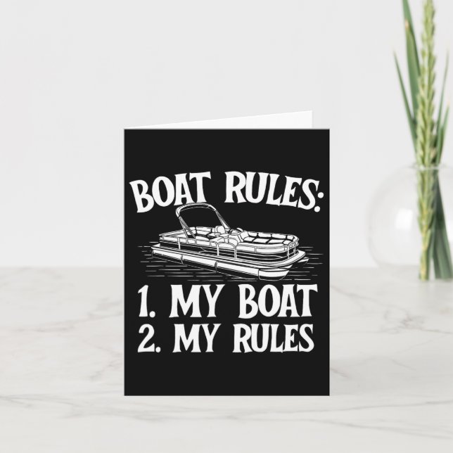 Carte Règles nautiques - Bateau Bateau Lac Bateau Capita (Devant)