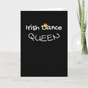 Carte Reine de la danse irlandaise Irish Dancing St. P