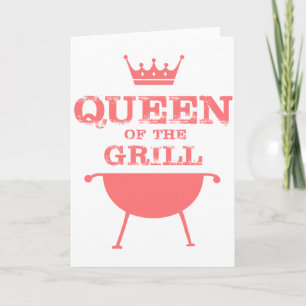 Carte Reine Du Grill, Rose