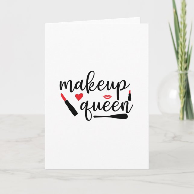 Carte Reine du maquillage (Devant)