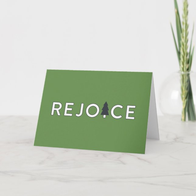 Carte Rejoice Holiday (Devant)