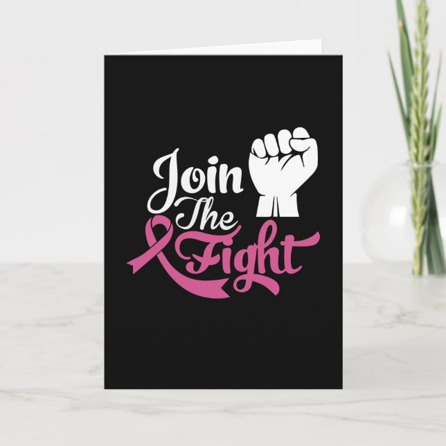 Carte Rejoignez La Lutte Contre Le Cancer Du Sein Sensib (Devant)
