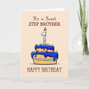 Carte Relation personnalisée, 1er anniversaire, 1 sur Bl