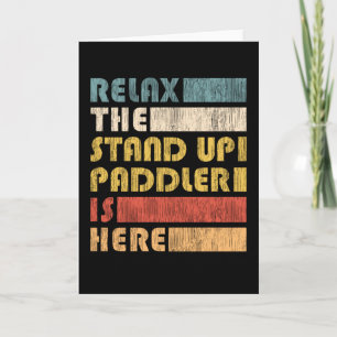 Carte Relax Stand Up Paddler, SUP Paddle Board Gift