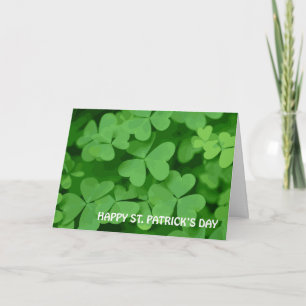 Carte religieuse de la Saint Patrick