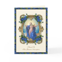 Religieux Vierge Marie Florale Catholique Assompti