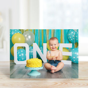 Carte Remerciement de photo d'anniversaire personnalisé