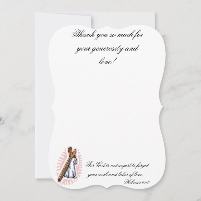 Carte Remerciements! (Devant)