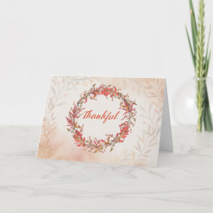 Carte Remerciements pour les donateurs à Thanksgiving av
