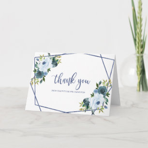 Carte Remerciements pour une Baby Shower de Mariée à l'A