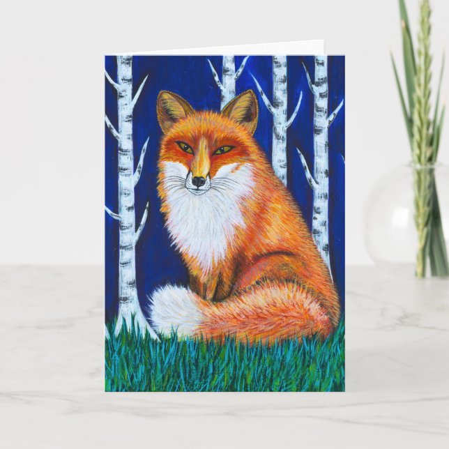 Carte Renard hivernal (Devant)