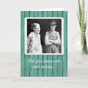 Carte Rencontrée en ligne...Anniversaire