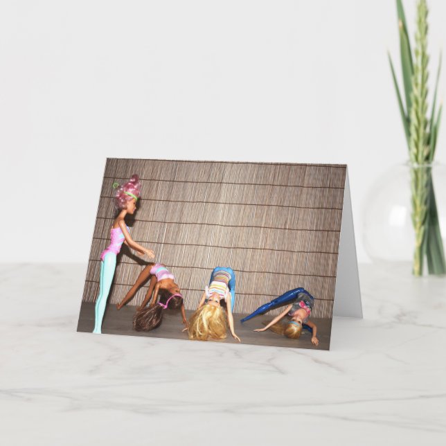 Carte Rencontrez les Gym Girls. (Devant)