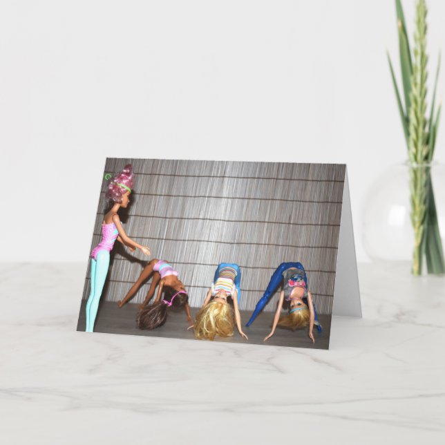 Carte Rencontrez les Gym Girls. (Devant)