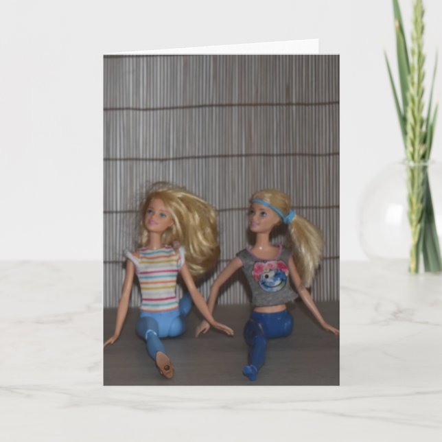 Carte Rencontrez les Gym Girls. (Devant)