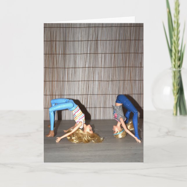 Carte Rencontrez les Gym Girls. (Devant)