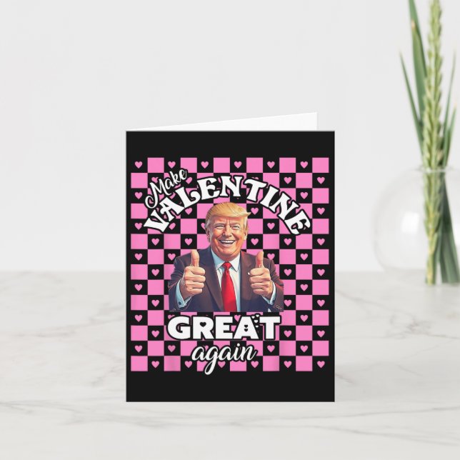 Carte Rendre La Journée Des Valentines Géniale À Nouveau (Devant)