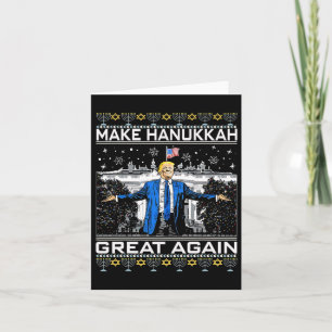 Carte Rendre sa grandeur à Hanoukka drôle Trump laid Cha