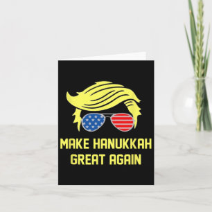 Carte Rendre sa grandeur à Hanoukka Trump 47 Hanoukka Mi